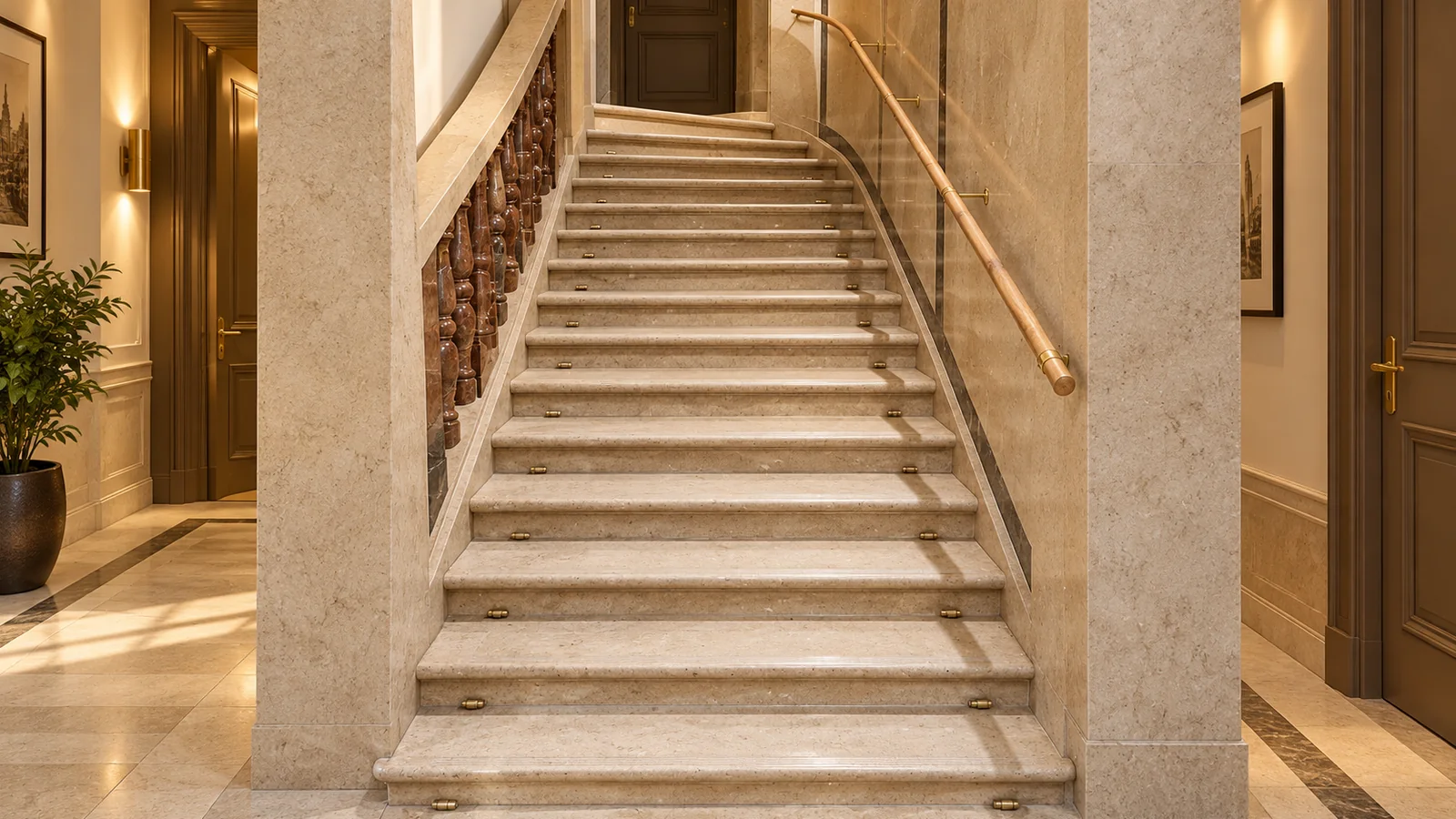 Hotel Andaz Prague – hlavní schodiště
