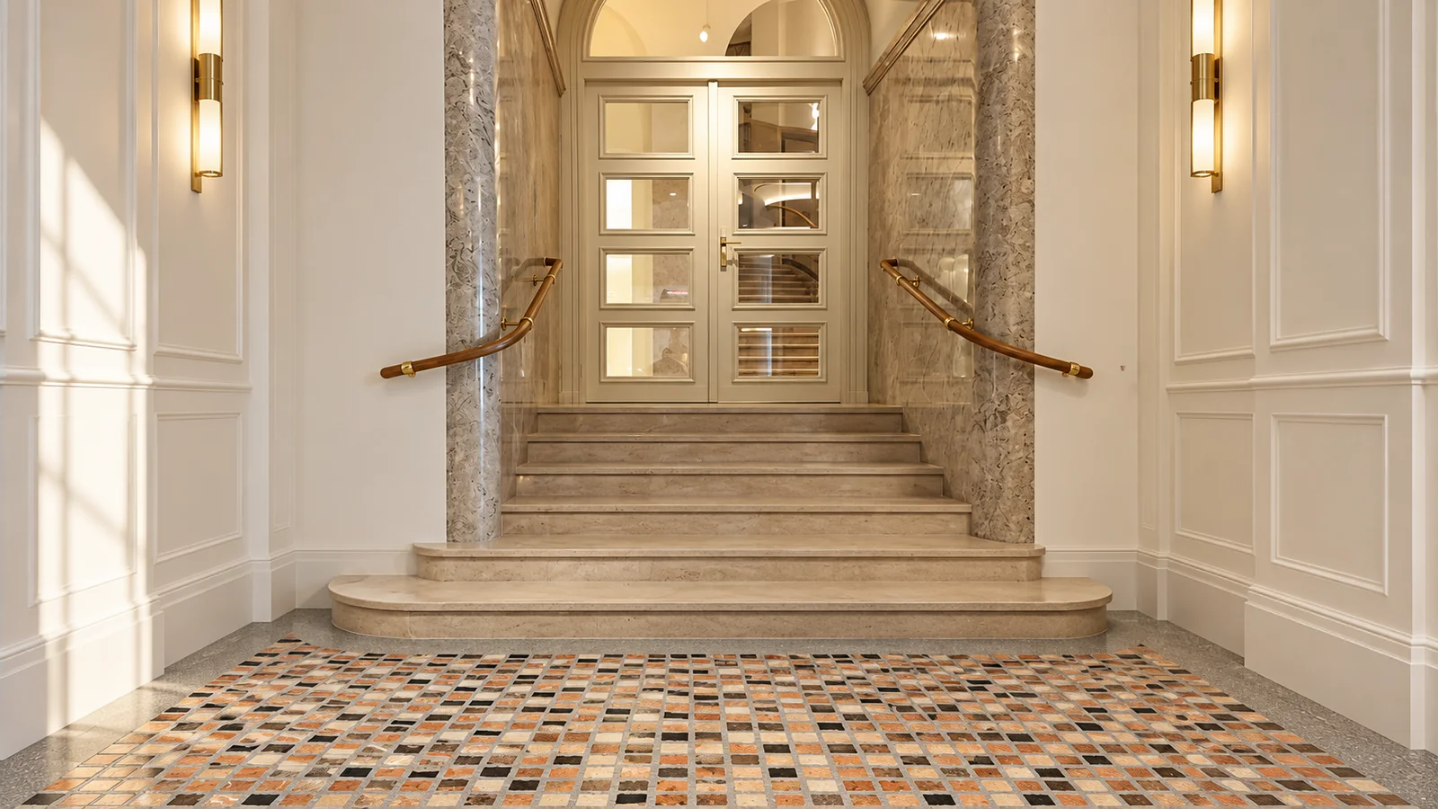 Hotel Andaz Prague – vstupní schodiště