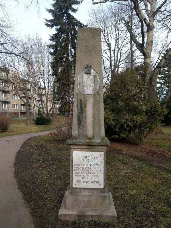 Pomník T. G. Masaryka před obnovou